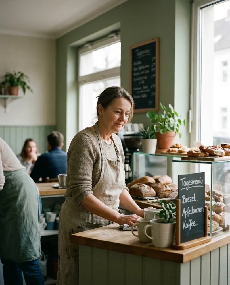 Lokales Café und Handwerksbetrieb mit moderner Webpräsenz